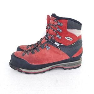 Lowa Men's Mountain Expert GTX EVO boot US 12 Red Mountaineering Hiking Boots